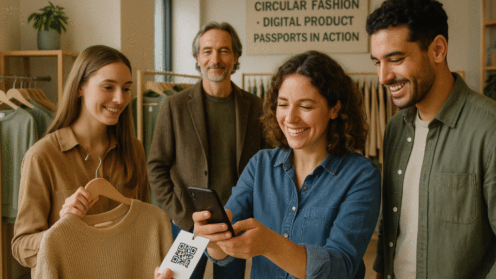 Person Scaning Clothing