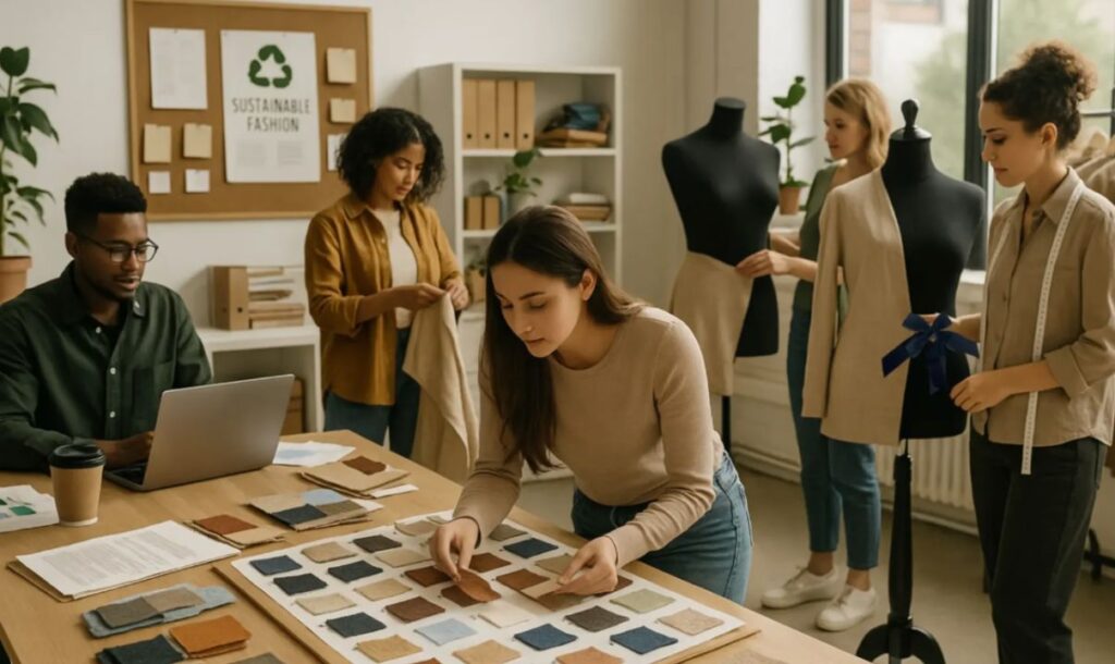 Fashion Circularity Workign at Tables
